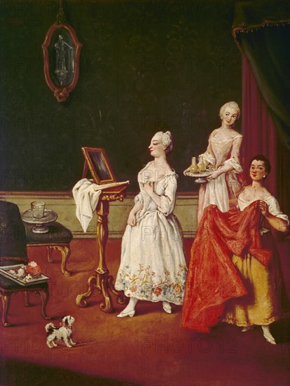 LONGHI PIETRO
*LA TOILETTE
VENECIA, PALACIO REZZONICO
ITALIA