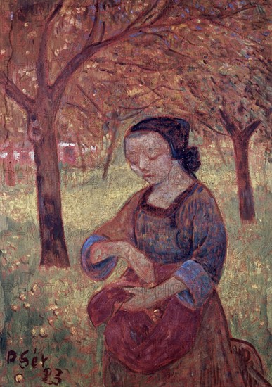 SERUSIER PAUL 1863/1927
*RECOLECCION DE LA MIEL
PARIS, COLECCION PARTICULAR
FRANCIA