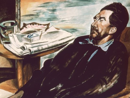 Lewis, Portrait d'Ezra Pound