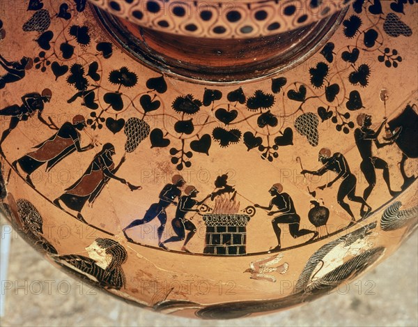 *MUSEO-SACRIFICIO DE DIONISIO(HYDRA JONICA DE ITALIA)
ROMA, VILLA JULIA
ITALIA