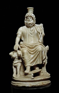 Serapis on the throne
