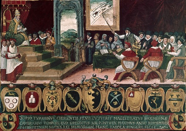 *GREGORIO XIII-REFORMA CALENDARIO 24/FEB/1582
SIENA, ARCHIVO DEL ESTADO
ITALIA

This image is
