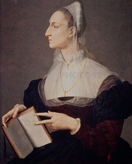 BRONZINO 1503/72
*LAURA BATTIFERRI- POETISA ITALIANA 1525/1589
FLORENCIA, PALACIO