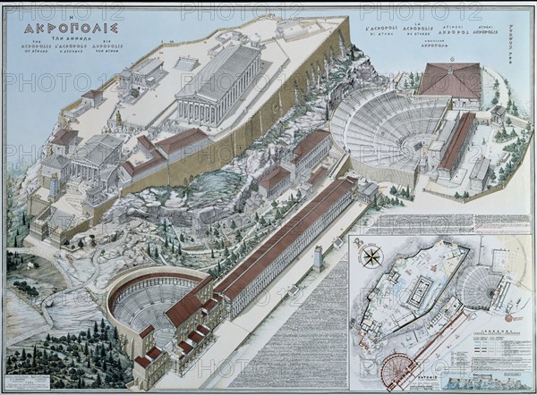 PLANO EN ALZADO DE LA RECONSTRUCCION IDEALIZADA DE LA ACROPOLIS DE ATENAS

This image is not