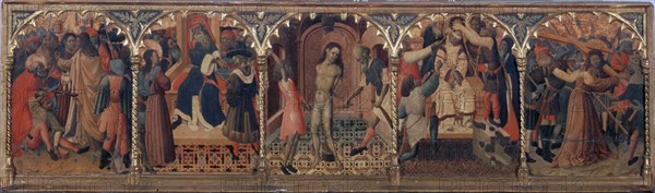 MARTORELL BERNAT 1400?/50
RETABLO DE S VICENTE MARTIR-PREDELA-
BARCELONA, MUSEO DE ARTE