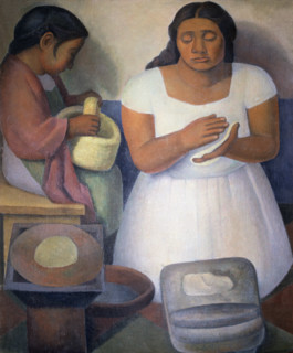 Diego Rivera, La Tortillera