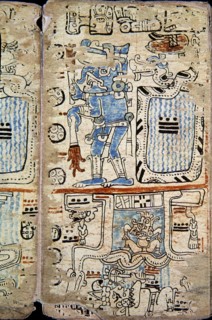 Page de codex Tro-Cortesianus : Les Dieux