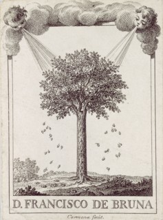 Salvador Carmona, Book plate of Francisco de Bruna