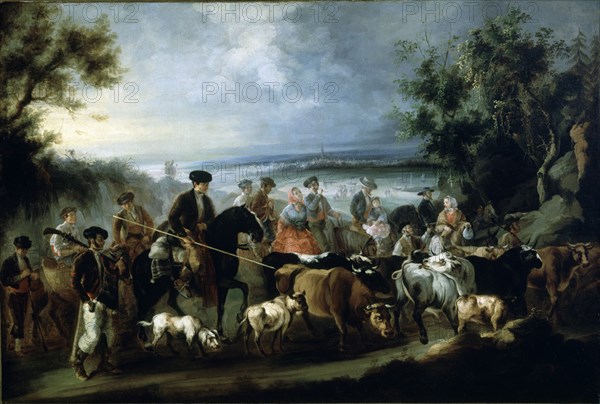 CORTES ANDRES 1810-79
CAMINO DE LA FERIA(SEVILLA)-S XIX-O/L 92X137 CM
SEVILLA, COLECCION