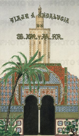 TUBINO FCO MARIA
VIAJE DE SSMM Y AARR A ANDALUCIA EN 1862-TORRE DEL ORO Y ALCAZAR-
MADRID,