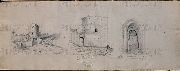 DIAZ GUMERSINDO
DIBUJOS 1865-TORRERONES DE SEVILLA(DEL SALITRE,PUERTA DEL SOL,S MARCOS..
SEVILLA,
