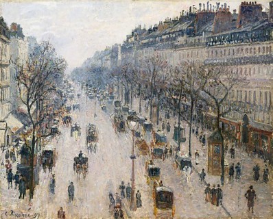 Pissarro, Boulevard Montmartre, matin d'hiver