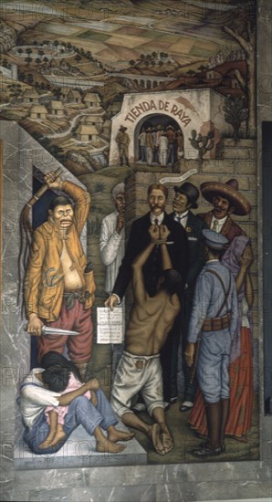 work of art preserved at the National museum of history (Mexico)