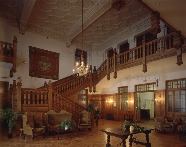 GONZALEZ RIANCHO/BRINGAS
INTERIOR-HALL PRINCIPAL CON ESCALERA-1908/12
SANTANDER, PALACIO DE LA