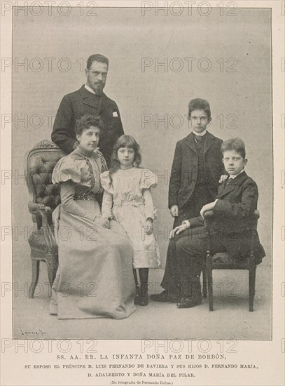 LAPORTA
ILUST ESP/AMER-1896-SS AA RR INFANTA DÑA PAZ DE BORBON Y FAMILIA-FOTOGRAFIA DE FERNANDO