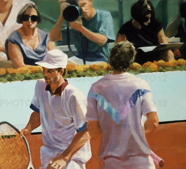 FISCHL ERIC 1948-
THE CHANCE OVER-1992-OLEO/LIENZO-142X157,5 CM
MADRID, GALERIA SOLEDAD