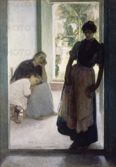 ROMERO DE TORRES JULIO 1874/1930
MAL DE AMORES-HACIA 1905-OLEO/LIENZO 200X143 CM
CORDOBA, MUSEO