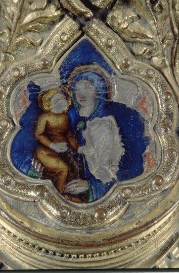 PETRUCCI ANDRES
CALIZ DE S SEGUNDO-DET ESMALTE DE LA BASE-VIRGEN CON NIÑO
AVILA,