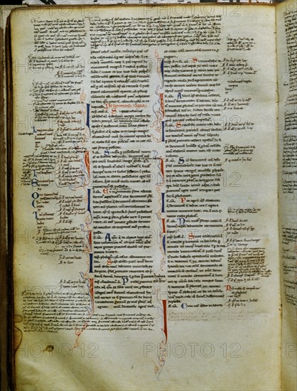 CODEX JUSTINIANI-MS36-F59V-DERECHO CIVIL-LETRA GOTICA-NOTAS AL MARGEN
TORTOSA,