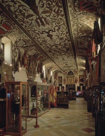 CARBONEL ALONSO
INTERIOR-SALON DE REINOS-BARROCO(HOY CON PIEZAS DEL MUSEO)
MADRID, MUSEO DEL