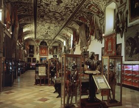 CARBONEL ALONSO
INTERIOR-SALON DE REINOS-BARROCO(HOY CON PIEZAS DEL MUSEO)
MADRID, MUSEO DEL
