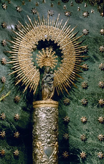 FORMENT DAMIAN 1480/1540
INTERIOR-CAPILLA SANTA IMAGEN 1509/18- DET VIRGEN DEL PILAR-ESTILO