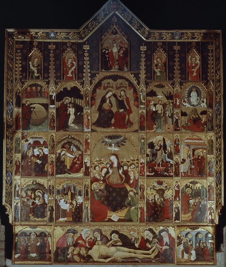 SERRA PEDRO
RETABLO DEL SANTO ESPIRITU - HACIA 1394
MANRESA, CATEDRAL
BARCELONA