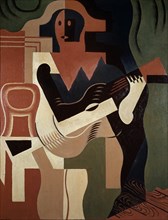 GRIS JUAN 1887/1927
ARLEQUIN CON GUITARRA 1919 OLEO-LIENZO   116 X 89 CM
PARIS, MUSEO DE ARTE