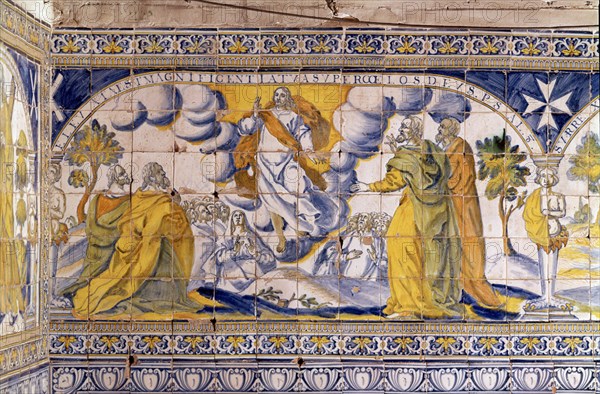 AZULEJO DE LA ASCENSION
TALAVERA, BASILICA NTRA SEÑORA DEL PRADO
TOLEDO

This image is not