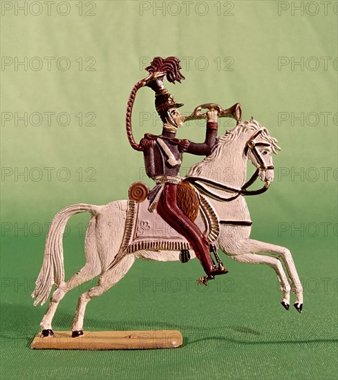 ORTELLI
TROMPETA DE LANCEROS GUARDIA DE FERNANDO VII
MADRID, COLECCION PARTICULAR
MADRID

This