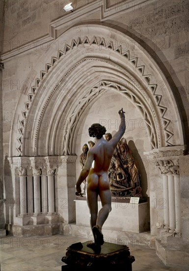 FERNANDEZ GREGORIO 1576/1636
CAP CLAUSTRO - ANGEL DESNUDO VUELTO - S XVII ESCULTURA- ARCO DEL S