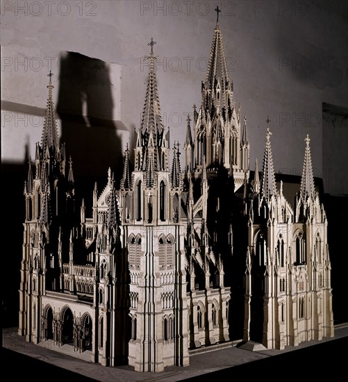 CUBAS FRANCISCO DE 1826/1898
MAQUETA DE LA CATEDRAL DE LA ALMUDENA
MADRID, CATEDRAL DE LA