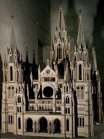 CUBAS FRANCISCO DE 1826/1898
MAQUETA DE LA CATEDRAL DE LA ALMUDENA
MADRID, CATEDRAL DE LA