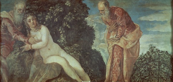 work of art preserved at the Prado museum in Madrid - Tintoretto,
