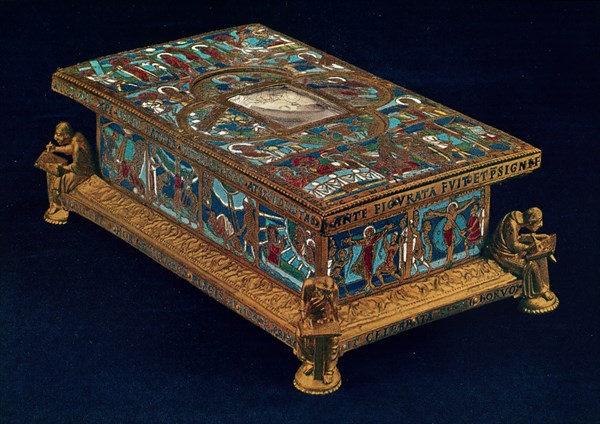 ALTAR PORTATIL DE STAVELOT 1165 ESMALTADO
BRUSELAS, MUSEO NACIONAL ARTE E