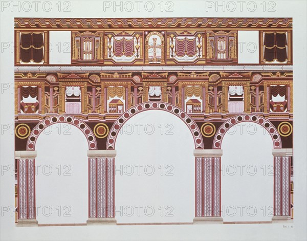 BERENGUER MAGIN
PINTURA INSPIRADA EN TEMAS ROMANOS PROFANOS - NAVE TRANSVERSAL - 812/842 -