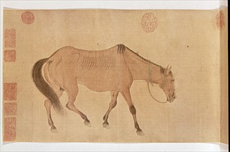 JEN JEN FA
EL CABALLO FLACO(COLORES SOBRE SEDA)-1254-1327
PEKIN, MUSEO DE PEKIN
CHINA