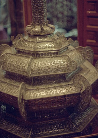 PEANA DE FILIGRANA DE PLATA - REALIZADA EN LA HABANA EN 1665
ICOD, IGLESIA DE SAN