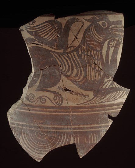 FRAGMENTO DE UN VASO DE ELCHE ARTE IBERICO
MADRID, MUSEO ARQUEOLOGICO NACIONAL
MADRID

This
