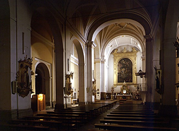 INTERIOR DESDE LOS PIES
VALLECAS, IGLESIA DE SAN PEDRO AD VINCULA
MADRID

This image is not