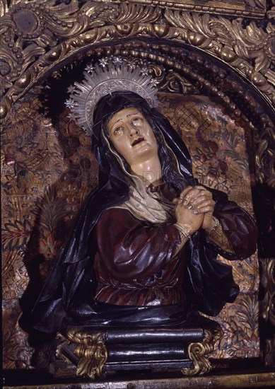 FERNANDEZ GREGORIO 1576/1636
CAPILLA DEL SANTO CRISTO - DOLOROSA - S XVII - ESCULTURA