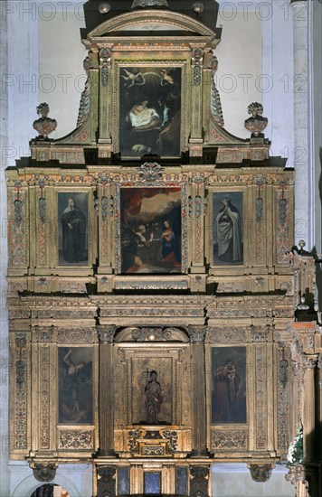 INTERIOR-RETABLO DE LA ANUNCIACION
GETAFE, IGLESIA DE SANTA MARIA MAGDALENA
MADRID

This image