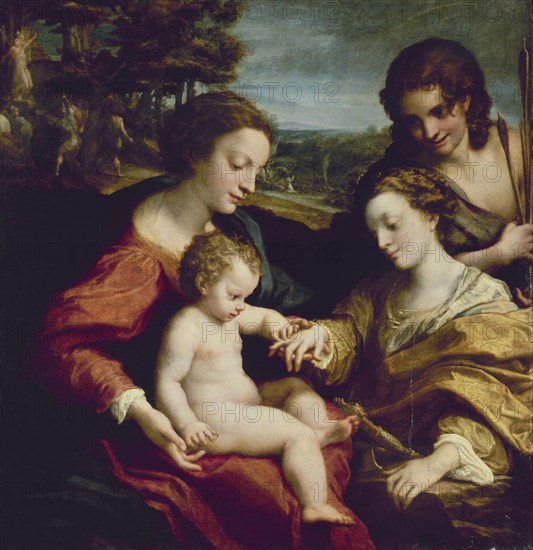 CORREGGIO 1493/1534
DESPOSORIOS MISTICOS DE SANTA CATALINA - 1525-26 - RENACIMIENTO