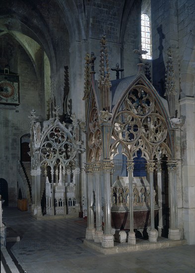 PANTEON DE PEDRO EL GRANDE, JAIME II Y SU ESPOSA
SANTES CREUS, MONASTERIO SANTES