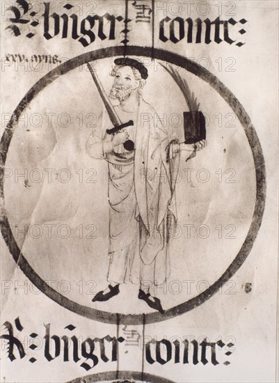 RAMON BERENGUER II 'CAP D'ESTOPA' 1076-82-MANUSCRITO DE POBLET- COPIADO POR ABAD COPON S