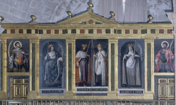 CARDUCHO BARTOLOME 1554/1608
BASILICA-RELICARIO:PINTURAS S.MAURICIO,S.LUIS FRANCIA,MALCOM III