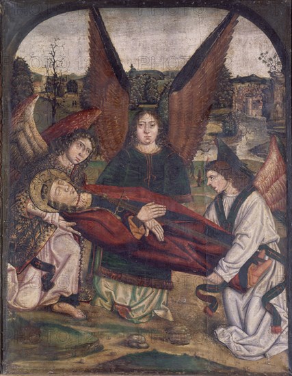 BELLO PEDRO
TRASLADO DE SANTA CATALINA POR ANGELES
SALAMANCA, CATEDRAL MUSEO
SALAMANCA