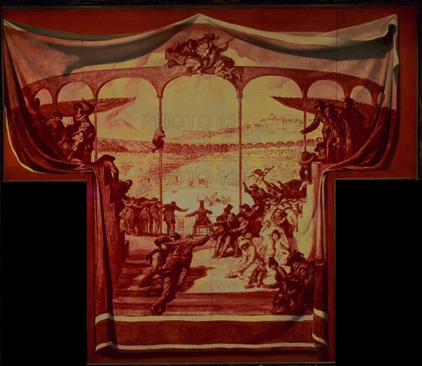 SERT Y BADIA J MARIA
SANGUINA-CORRIDA DE TOROS-(HAY DETALLES EN OTROS Nº)
MADRID, BANCO