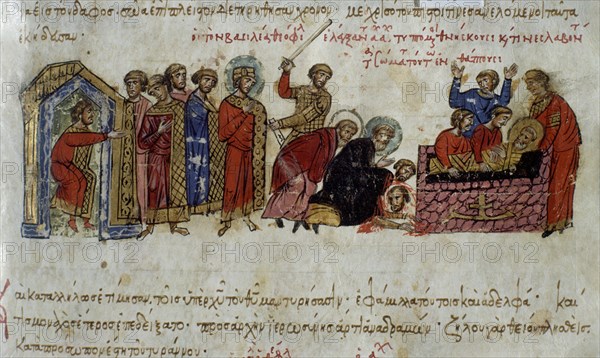 SKYLLITZES
HISTORIA MATRITENSIS-PERSECUCION DE ICONOCLASTAS-CRONICA BIZANTINA-
MADRID, BIBLIOTECA