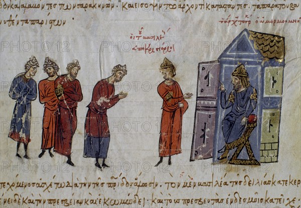 SKYLLITZES
HISTORIA MATRITENSIS-CRONIA BIZANTINA F 60
MADRID, BIBLIOTECA NACIONAL
MADRID

This